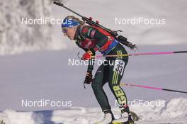 13.12.2018, Hochfilzen, Austria (AUT): Anna Weidel (GER) - IBU world cup biathlon, sprint women, Hochfilzen (AUT). www.nordicfocus.com. © Manzoni/NordicFocus. Every downloaded picture is fee-liable.