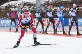 23.12.2018, Nove Mesto, Czech Republic (CZE): Simon Eder (AUT) - IBU world cup biathlon, mass men, Nove Mesto (CZE). www.nordicfocus.com. © Manzoni/NordicFocus. Every downloaded picture is fee-liable.