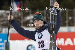 23.12.2018, Nove Mesto, Czech Republic (CZE): Erlend Bjoentegaard (NOR) - IBU world cup biathlon, mass men, Nove Mesto (CZE). www.nordicfocus.com. © Manzoni/NordicFocus. Every downloaded picture is fee-liable.