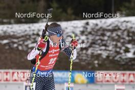 23.12.2018, Nove Mesto, Czech Republic (CZE): Clare Egan (USA) - IBU world cup biathlon, mass women, Nove Mesto (CZE). www.nordicfocus.com. © Manzoni/NordicFocus. Every downloaded picture is fee-liable.