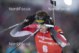22.12.2018, Nove Mesto, Czech Republic (CZE): Julian Eberhard (AUT) - IBU world cup biathlon, pursuit men, Nove Mesto (CZE). www.nordicfocus.com. © Manzoni/NordicFocus. Every downloaded picture is fee-liable.