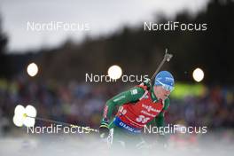 22.12.2018, Nove Mesto, Czech Republic (CZE): Lukas Hofer (ITA) - IBU world cup biathlon, pursuit men, Nove Mesto (CZE). www.nordicfocus.com. © Manzoni/NordicFocus. Every downloaded picture is fee-liable.
