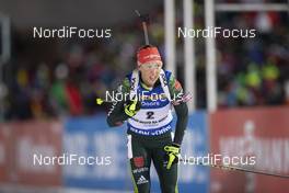 22.12.2018, Nove Mesto, Czech Republic (CZE): Laura Dahlmeier (GER) - IBU world cup biathlon, pursuit women, Nove Mesto (CZE). www.nordicfocus.com. © Manzoni/NordicFocus. Every downloaded picture is fee-liable.