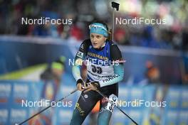 22.12.2018, Nove Mesto, Czech Republic (CZE): Celia Aymonier (FRA) - IBU world cup biathlon, pursuit women, Nove Mesto (CZE). www.nordicfocus.com. © Manzoni/NordicFocus. Every downloaded picture is fee-liable.