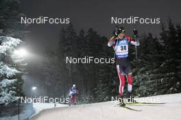 20.12.2018, Nove Mesto, Czech Republic (CZE): Julian Eberhard (AUT) - IBU world cup biathlon, sprint men, Nove Mesto (CZE). www.nordicfocus.com. © Manzoni/NordicFocus. Every downloaded picture is fee-liable.