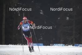 20.12.2018, Nove Mesto, Czech Republic (CZE): Simon Eder (AUT) - IBU world cup biathlon, sprint men, Nove Mesto (CZE). www.nordicfocus.com. © Manzoni/NordicFocus. Every downloaded picture is fee-liable.