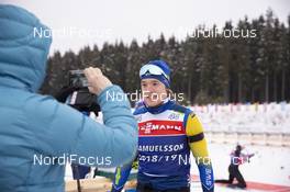 19.12.2018, Nove Mesto, Czech Republic (CZE): Sebastian Samuelsson (SWE) - IBU world cup biathlon, training, Nove Mesto (CZE). www.nordicfocus.com. © Manzoni/NordicFocus. Every downloaded picture is fee-liable.