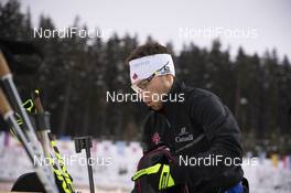 19.12.2018, Nove Mesto, Czech Republic (CZE): Christian Gow (CAN) - IBU world cup biathlon, training, Nove Mesto (CZE). www.nordicfocus.com. © Manzoni/NordicFocus. Every downloaded picture is fee-liable.