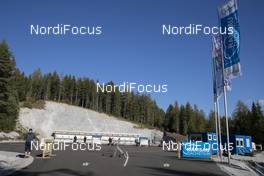 09.10.2018, Ramsau, Austria (AUT): Event Feature: overview over the new shooting range - Nordic Preparation Week, Ramsau (AUT). www.nordicfocus.com. © Manzoni/NordicFocus. Every downloaded picture is fee-liable.
