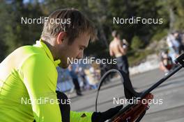 09.10.2018, Ramsau, Austria (AUT): Anton Shipulin (RUS) - Nordic Preparation Week, Ramsau (AUT). www.nordicfocus.com. © Manzoni/NordicFocus. Every downloaded picture is fee-liable.