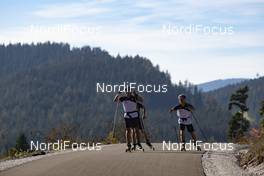 09.10.2018, Ramsau, Austria (AUT): Event Feature: undefined athletes compete on the new roller ski track - Nordic Preparation Week, Ramsau (AUT). www.nordicfocus.com. © Manzoni/NordicFocus. Every downloaded picture is fee-liable.