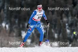 01.01.2018, Lenzerheide, Switzerland (SUI): Giulia Stuerz (ITA) - FIS world cup cross-country, tour de ski, pursuit women, Lenzerheide (SUI). www.nordicfocus.com. © Modica/NordicFocus. Every downloaded picture is fee-liable.