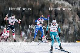 01.01.2018, Lenzerheide, Switzerland (SUI): Silje Oeyre Slind (NOR), Elisa Brocard (ITA), (l-r)  - FIS world cup cross-country, tour de ski, pursuit women, Lenzerheide (SUI). www.nordicfocus.com. © Modica/NordicFocus. Every downloaded picture is fee-liable.