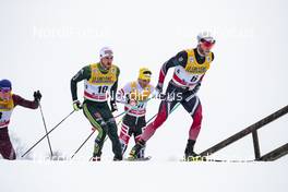 04.01.2018, Oberstdorf, Germany (GER): Thomas Bing (GER), Dominik Baldauf (AUT), Martin Johnsrud Sundby (NOR), (l-r)  - FIS world cup cross-country, tour de ski, mass men, Oberstdorf (GER). www.nordicfocus.com. © Modica/NordicFocus. Every downloaded picture is fee-liable.