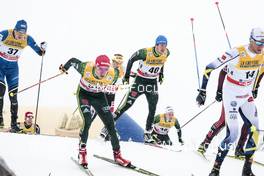 04.01.2018, Oberstdorf, Germany (GER): Jonas Dobler (GER), Lucas Boegl (GER), (l-r)  - FIS world cup cross-country, tour de ski, mass men, Oberstdorf (GER). www.nordicfocus.com. © Modica/NordicFocus. Every downloaded picture is fee-liable.
