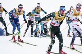 04.01.2018, Oberstdorf, Germany (GER): Alexey Poltoranin (KAZ), Jonas Dobler (GER), Marcus Hellner (SWE), (l-r)  - FIS world cup cross-country, tour de ski, mass men, Oberstdorf (GER). www.nordicfocus.com. © Modica/NordicFocus. Every downloaded picture is fee-liable.