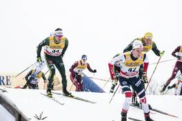 04.01.2018, Oberstdorf, Germany (GER): Sebastian Eisenlauer (GER), Didrik Toenseth (NOR), (l-r)  - FIS world cup cross-country, tour de ski, mass men, Oberstdorf (GER). www.nordicfocus.com. © Modica/NordicFocus. Every downloaded picture is fee-liable.