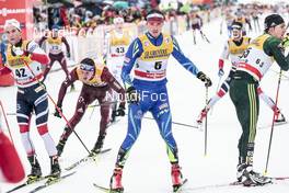 04.01.2018, Oberstdorf, Germany (GER): Didrik Toenseth (NOR), Alexey Poltoranin (KAZ), (l-r)  - FIS world cup cross-country, tour de ski, mass men, Oberstdorf (GER). www.nordicfocus.com. © Modica/NordicFocus. Every downloaded picture is fee-liable.