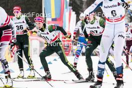 04.01.2018, Oberstdorf, Germany (GER): Pia Fink (GER), Victoria Carl (GER), (l-r)  - FIS world cup cross-country, tour de ski, mass women, Oberstdorf (GER). www.nordicfocus.com. © Modica/NordicFocus. Every downloaded picture is fee-liable.