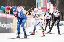 04.01.2018, Oberstdorf, Germany (GER): Elisa Brocard (ITA), Emma Wiken (SWE), (l-r)  - FIS world cup cross-country, tour de ski, mass women, Oberstdorf (GER). www.nordicfocus.com. © Modica/NordicFocus. Every downloaded picture is fee-liable.