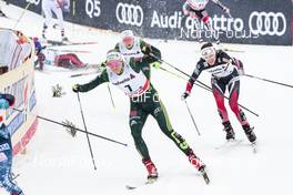 04.01.2018, Oberstdorf, Germany (GER): Nicole Fessel (GER), Heidi Weng (NOR), (l-r)  - FIS world cup cross-country, tour de ski, mass women, Oberstdorf (GER). www.nordicfocus.com. © Modica/NordicFocus. Every downloaded picture is fee-liable.