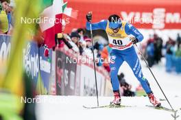 07.01.2018, Val di Fiemme, Italy (ITA): Mirco Bertolina (ITA) - FIS world cup cross-country, tour de ski, final climb men, Val di Fiemme (ITA). www.nordicfocus.com. © Modica/NordicFocus. Every downloaded picture is fee-liable.