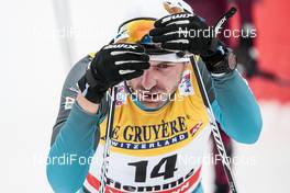 07.01.2018, Val di Fiemme, Italy (ITA): Maurice Manificat (FRA) - FIS world cup cross-country, tour de ski, final climb men, Val di Fiemme (ITA). www.nordicfocus.com. © Modica/NordicFocus. Every downloaded picture is fee-liable.