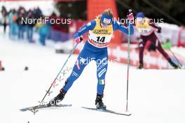 07.01.2018, Val di Fiemme, Italy (ITA): Elisa Brocard (ITA) - FIS world cup cross-country, tour de ski, final climb women, Val di Fiemme (ITA). www.nordicfocus.com. © Modica/NordicFocus. Every downloaded picture is fee-liable.