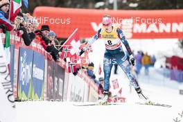 07.01.2018, Val di Fiemme, Italy (ITA): Sadie Bjornsen (USA) - FIS world cup cross-country, tour de ski, final climb women, Val di Fiemme (ITA). www.nordicfocus.com. © Modica/NordicFocus. Every downloaded picture is fee-liable.
