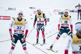 06.01.2018, Val di Fiemme, Italy (ITA): Martin Johnsrud Sundby (NOR), Niklas Dyrhaug (NOR), (l-r)  - FIS world cup cross-country, tour de ski, mass men, Val di Fiemme (ITA). www.nordicfocus.com. © Modica/NordicFocus. Every downloaded picture is fee-liable.