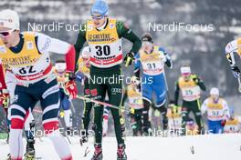 06.01.2018, Val di Fiemme, Italy (ITA): Lucas Boegl (GER) - FIS world cup cross-country, tour de ski, mass men, Val di Fiemme (ITA). www.nordicfocus.com. © Modica/NordicFocus. Every downloaded picture is fee-liable.