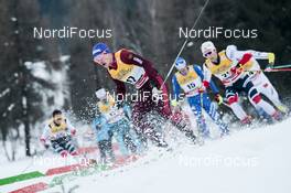 06.01.2018, Val di Fiemme, Italy (ITA): Andrey Larkov (RUS) - FIS world cup cross-country, tour de ski, mass men, Val di Fiemme (ITA). www.nordicfocus.com. © Modica/NordicFocus. Every downloaded picture is fee-liable.