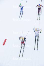 06.01.2018, Val di Fiemme, Italy (ITA): Martin Johnsrud Sundby (NOR), Daniel Rickardsson (SWE), Andrey Larkov (RUS), Francesco De Fabiani (ITA), (l-r)  - FIS world cup cross-country, tour de ski, mass men, Val di Fiemme (ITA). www.nordicfocus.com. © Modica/NordicFocus. Every downloaded picture is fee-liable.