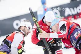 06.01.2018, Val di Fiemme, Italy (ITA): Fischer and team aut   - FIS world cup cross-country, tour de ski, mass women, Val di Fiemme (ITA). www.nordicfocus.com. © Modica/NordicFocus. Every downloaded picture is fee-liable.
