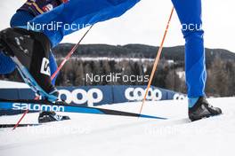 05.01.2018, Val di Fiemme, Italy (ITA): Francesco De Fabiani (ITA) - FIS world cup cross-country, tour de ski, training, Val di Fiemme (ITA). www.nordicfocus.com. © Modica/NordicFocus. Every downloaded picture is fee-liable.