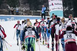 06.01.2018, Val di Fiemme, Italy (ITA): Sadie Bjornsen (USA) - FIS world cup cross-country, tour de ski, mass women, Val di Fiemme (ITA). www.nordicfocus.com. © Modica/NordicFocus. Every downloaded picture is fee-liable.