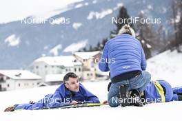 05.01.2018, Val di Fiemme, Italy (ITA): Tv Backstage   - FIS world cup cross-country, tour de ski, training, Val di Fiemme (ITA). www.nordicfocus.com. © Modica/NordicFocus. Every downloaded picture is fee-liable.