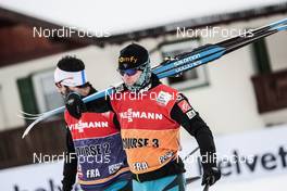 05.01.2018, Val di Fiemme, Italy (ITA): French Skiman with Salomon ski   - FIS world cup cross-country, tour de ski, training, Val di Fiemme (ITA). www.nordicfocus.com. © Modica/NordicFocus. Every downloaded picture is fee-liable.
