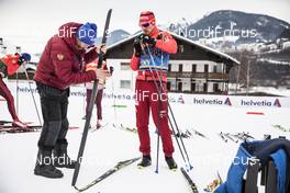 05.01.2018, Val di Fiemme, Italy (ITA): Andrey Larkov (RUS) - FIS world cup cross-country, tour de ski, training, Val di Fiemme (ITA). www.nordicfocus.com. © Modica/NordicFocus. Every downloaded picture is fee-liable.
