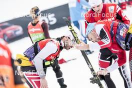 06.01.2018, Val di Fiemme, Italy (ITA): Fischer and team aut   - FIS world cup cross-country, tour de ski, mass women, Val di Fiemme (ITA). www.nordicfocus.com. © Modica/NordicFocus. Every downloaded picture is fee-liable.