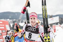 06.01.2018, Val di Fiemme, Italy (ITA): Teresa Stadlober (AUT) - FIS world cup cross-country, tour de ski, mass women, Val di Fiemme (ITA). www.nordicfocus.com. © Modica/NordicFocus. Every downloaded picture is fee-liable.