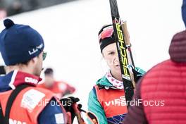 05.01.2018, Val di Fiemme, Italy (ITA): Sadie Bjornsen (USA) - FIS world cup cross-country, tour de ski, training, Val di Fiemme (ITA). www.nordicfocus.com. © Modica/NordicFocus. Every downloaded picture is fee-liable.