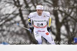 13.01.2018, Dresden, Germany (GER): Emil Johansson (SWE) - FIS world cup cross-country, individual sprint, Dresden (GER). www.nordicfocus.com. © Thibaut/NordicFocus. Every downloaded picture is fee-liable.