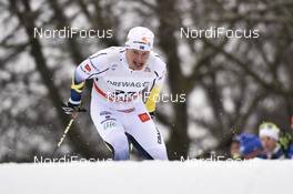 13.01.2018, Dresden, Germany (GER): Karl-Johan Westberg (SWE) - FIS world cup cross-country, individual sprint, Dresden (GER). www.nordicfocus.com. © Thibaut/NordicFocus. Every downloaded picture is fee-liable.