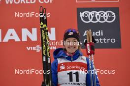 13.01.2018, Dresden, Germany (GER): Sophie Caldwell (USA) - FIS world cup cross-country, individual sprint, Dresden (GER). www.nordicfocus.com. © Thibaut/NordicFocus. Every downloaded picture is fee-liable.