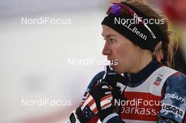 13.01.2018, Dresden, Germany (GER): Sophie Caldwell (USA) - FIS world cup cross-country, individual sprint, Dresden (GER). www.nordicfocus.com. © Thibaut/NordicFocus. Every downloaded picture is fee-liable.