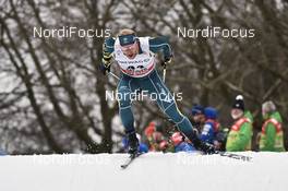 13.01.2018, Dresden, Germany (GER): Phillip Bellingham (AUS) - FIS world cup cross-country, individual sprint, Dresden (GER). www.nordicfocus.com. © Thibaut/NordicFocus. Every downloaded picture is fee-liable.