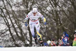 13.01.2018, Dresden, Germany (GER): Teodor Peterson (SWE) - FIS world cup cross-country, individual sprint, Dresden (GER). www.nordicfocus.com. © Thibaut/NordicFocus. Every downloaded picture is fee-liable.
