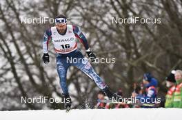 13.01.2018, Dresden, Germany (GER): Andrew Newell (USA) - FIS world cup cross-country, individual sprint, Dresden (GER). www.nordicfocus.com. © Thibaut/NordicFocus. Every downloaded picture is fee-liable.
