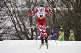 13.01.2018, Dresden, Germany (GER): Bob Thompson (CAN) - FIS world cup cross-country, individual sprint, Dresden (GER). www.nordicfocus.com. © Thibaut/NordicFocus. Every downloaded picture is fee-liable.